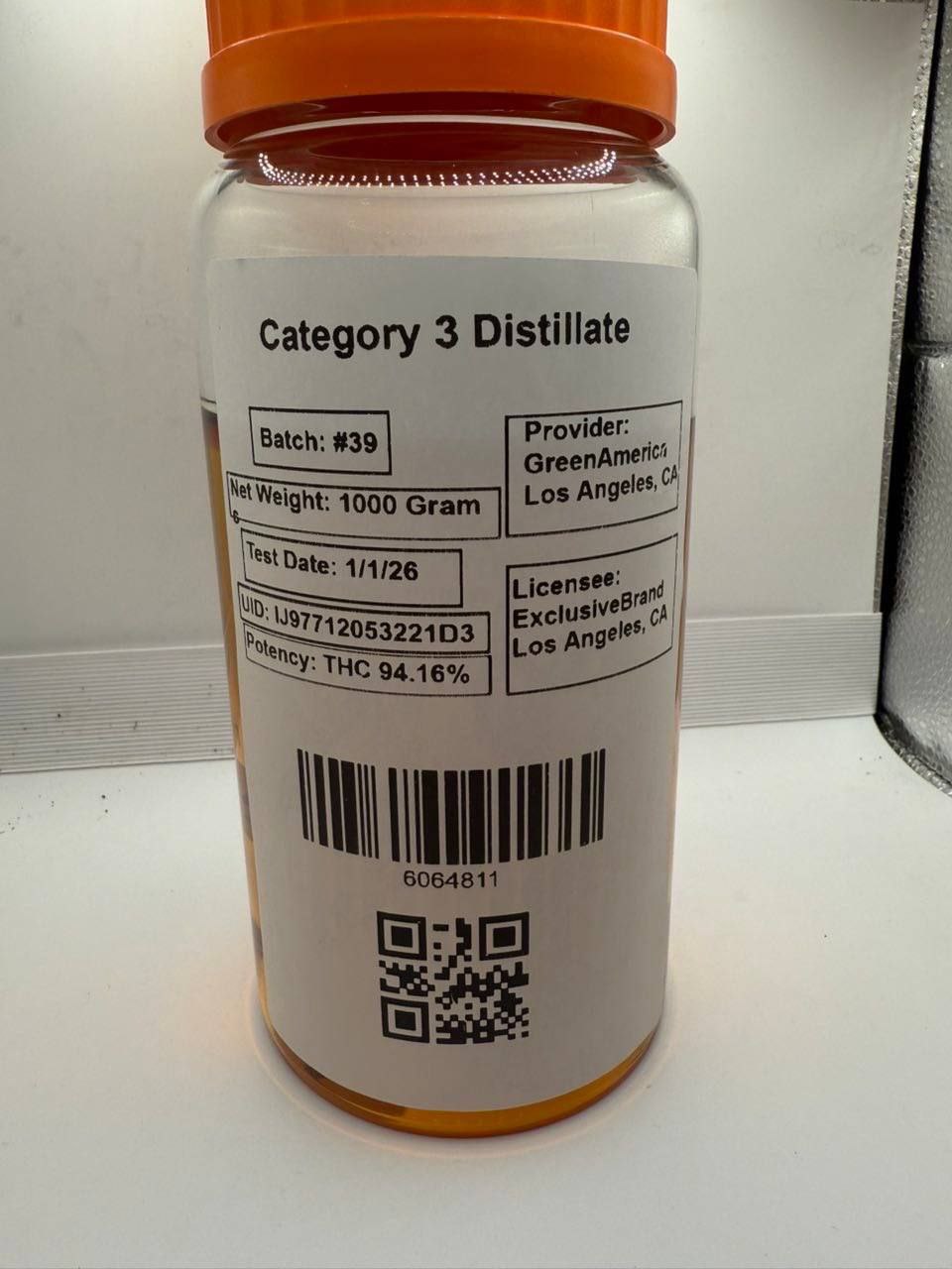THC Distillate